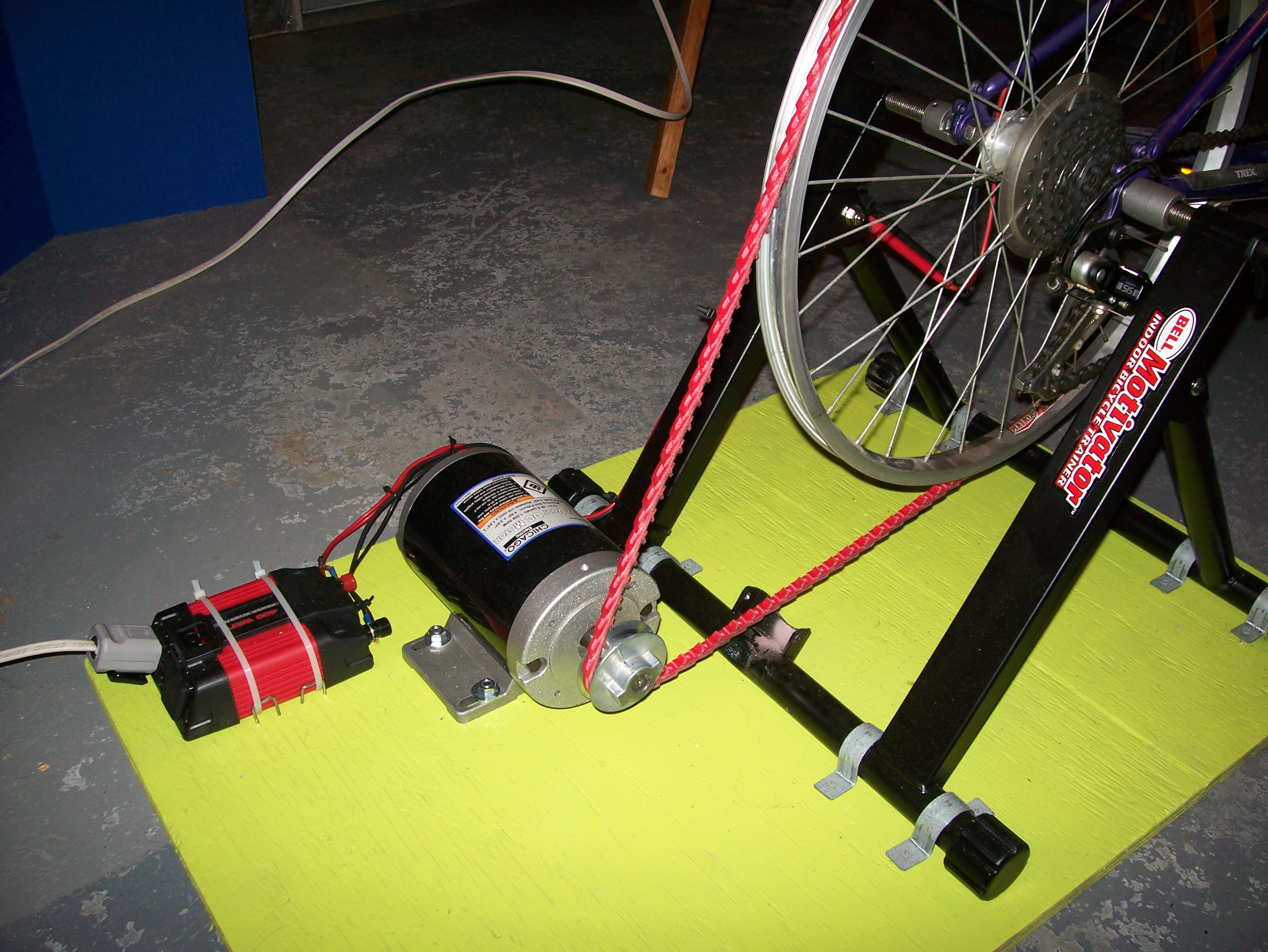 electricity generating bike