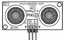 Parallax PING sensor