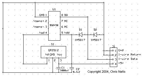 Water Level Sensor Schematic